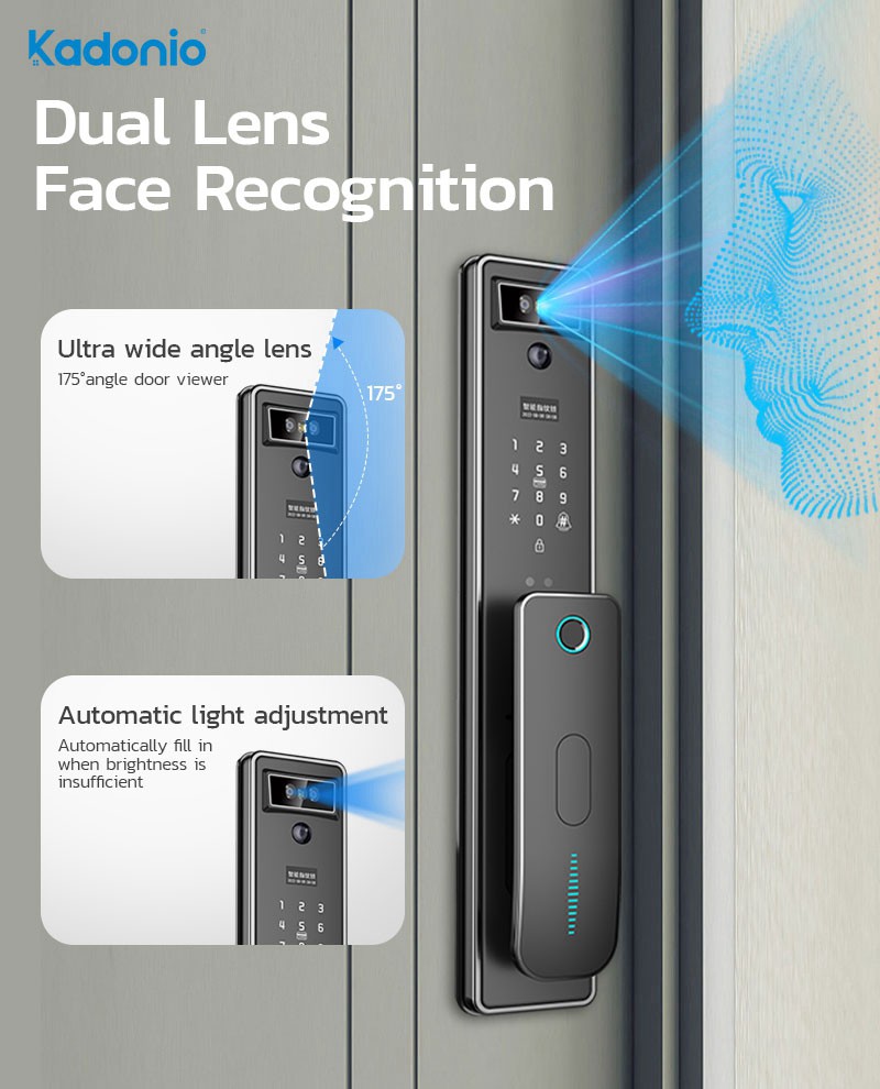 fingerprint automatic smart door lock